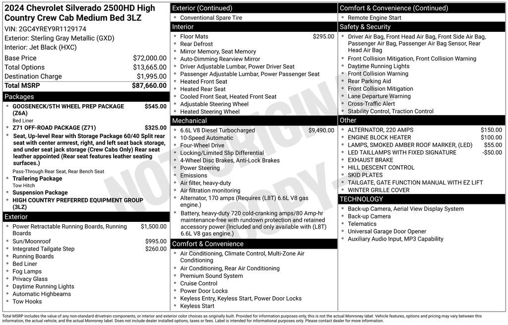 Certified 2024 Chevrolet Silverado 2500 High Country AWD/4WD image 49