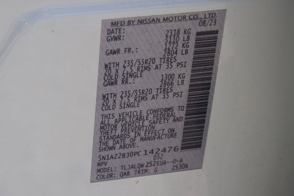 Used 2023 Nissan Murano SV w/ SV Midnight Edition Package image 46