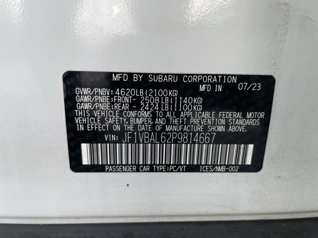 Used 2023 Subaru WRX Limited image 37