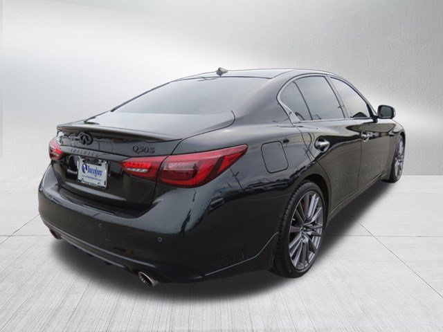 Used 2024 INFINITI Q50 Red Sport 400 w/ Black Opal Edition RWD image 3