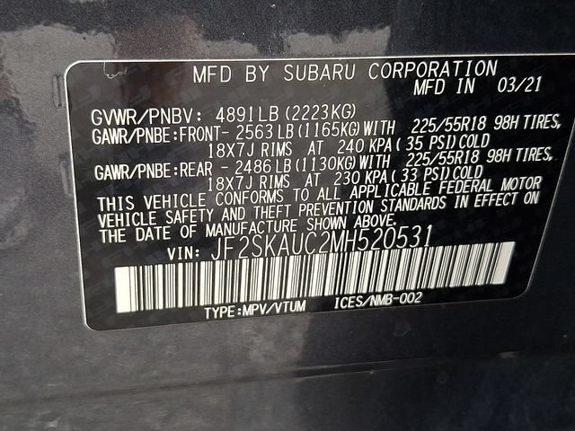 Used 2021 Subaru Forester Limited AWD/4WD image 30