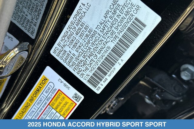 Certified 2025 Honda Accord Sport image 30