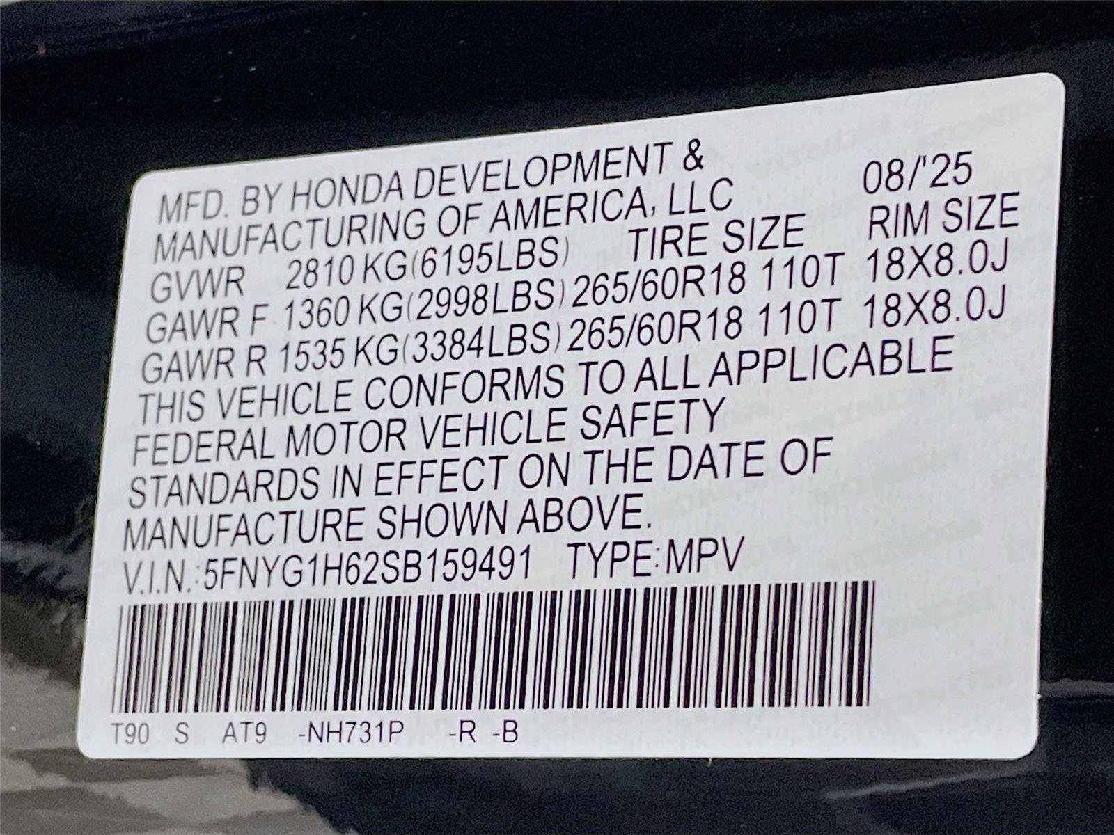 New 2025 Honda Pilot TrailSport image 24