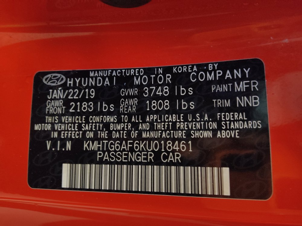 Used 2019 Hyundai Veloster 2.0 FWD image 33