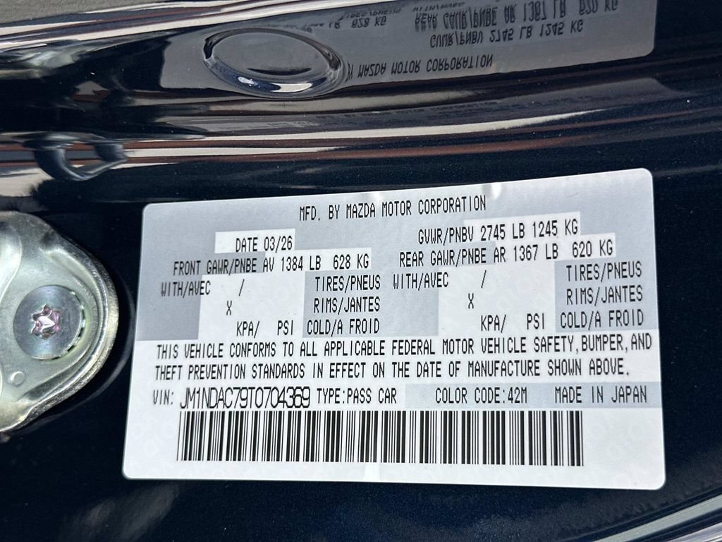 New 2026 MAZDA MX-5 Miata Club w/ Interior Package RWD image 30