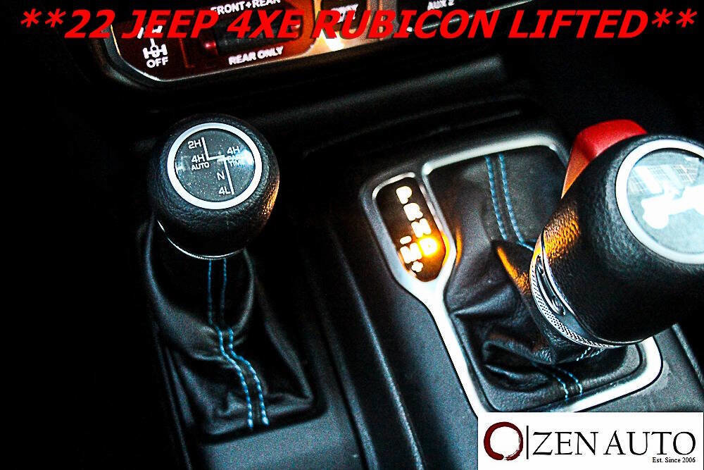 Used 2022 Jeep Wrangler Unlimited Rubicon 4xe w/ Cold Weather Group image 23