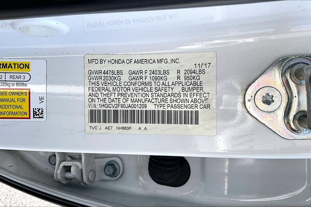 Used 2018 Honda Accord Touring image 16
