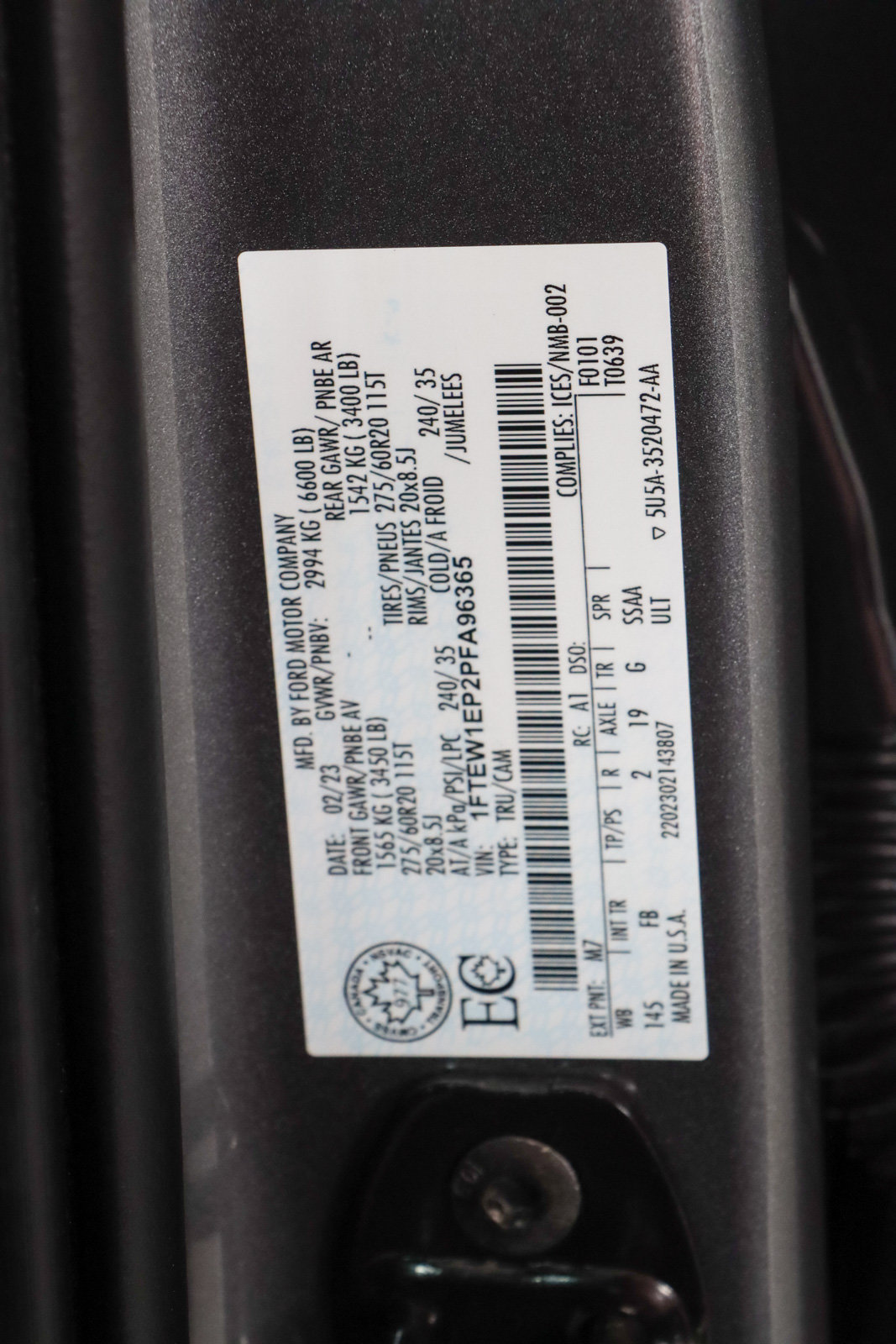 Used 2023 Ford F150 XLT w/ Equipment Group 302A High AWD/4WD image 34