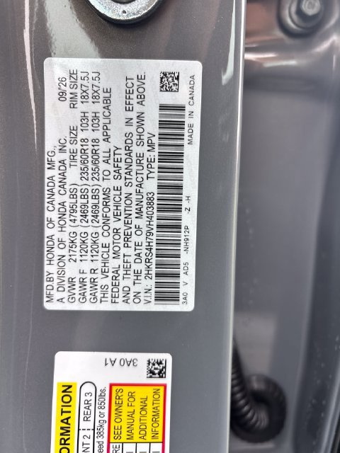 New 2027 Honda CR-V EX-L image 31
