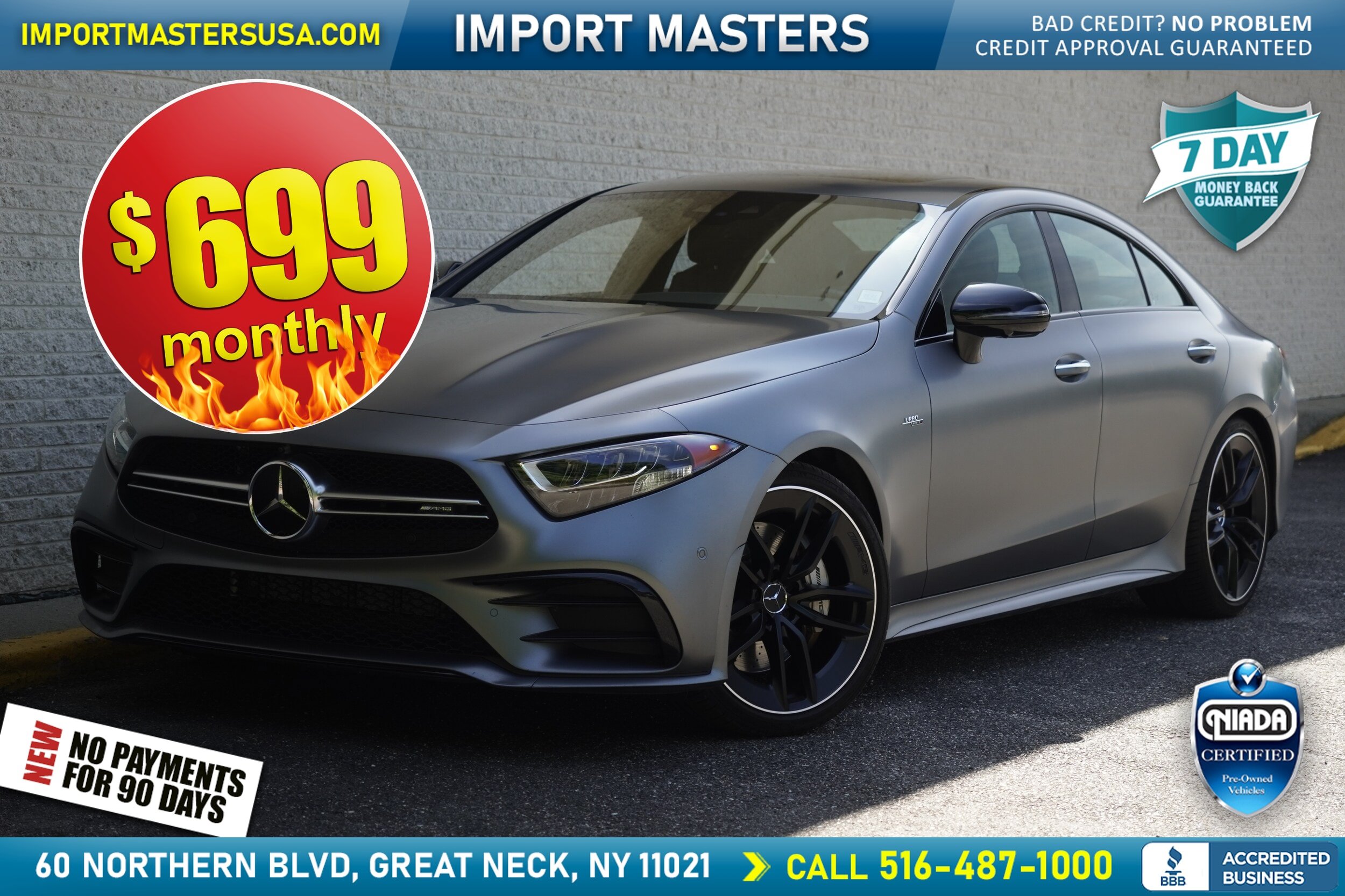 Used 2020 Mercedes-Benz CLS 53 AMG 4MATIC w/ Driver Assistance Package image 1