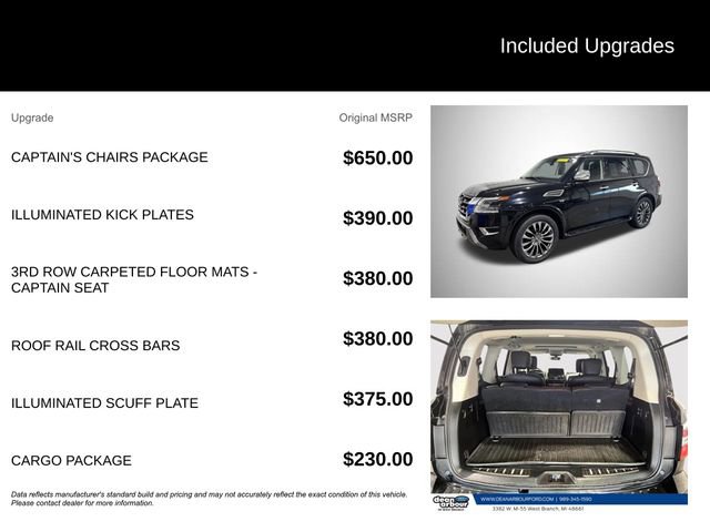 Used 2022 Nissan Armada Platinum w/ Captain's Chairs Package image 7