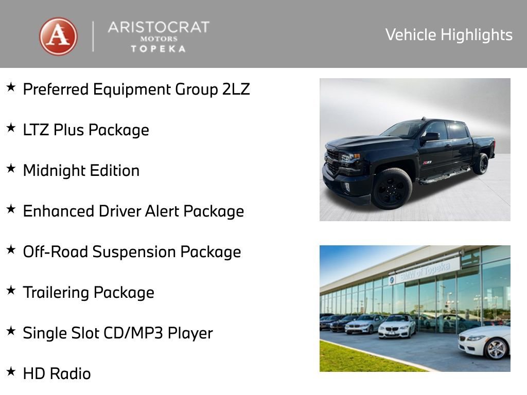 Used 2017 Chevrolet Silverado 1500 LTZ Z71 w/ LTZ Plus Package image 2