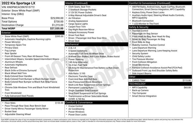 Used 2022 Kia Sportage LX video 2