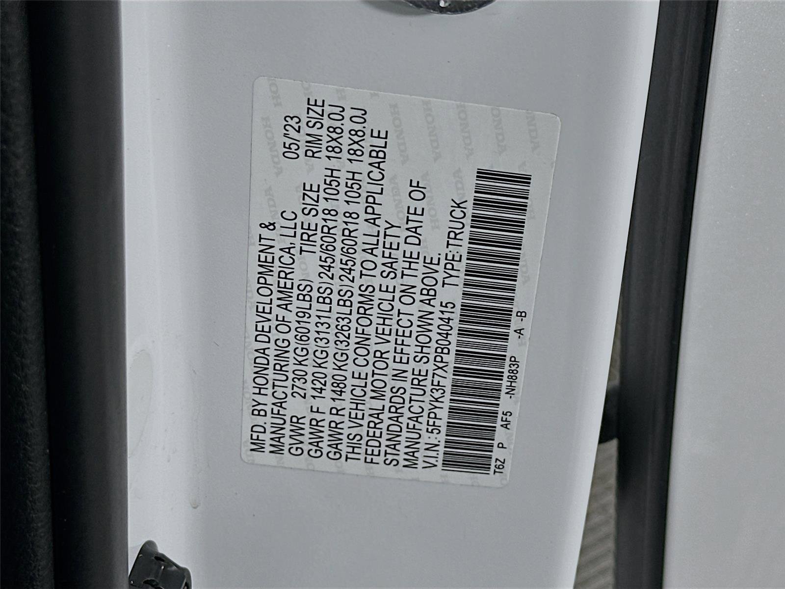 Used 2023 Honda Ridgeline RTL-E image 24