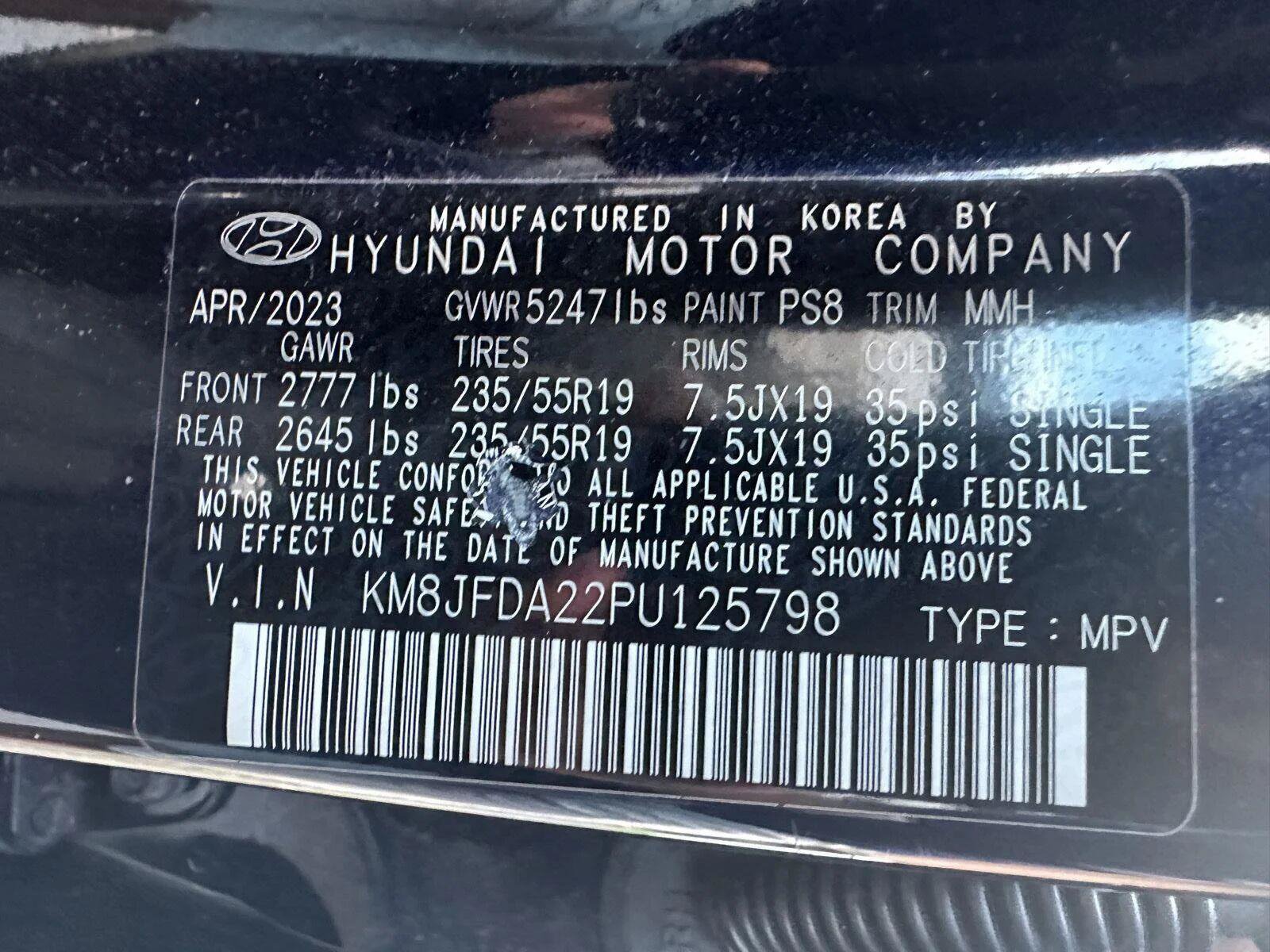 Certified 2023 Hyundai Tucson Limited AWD/4WD image 15
