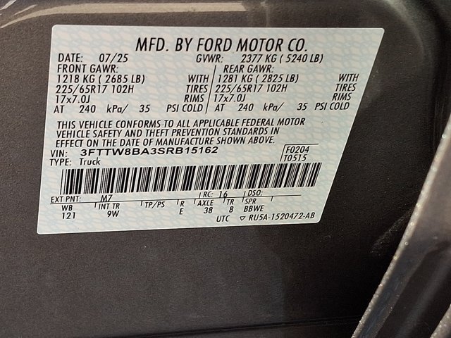 Used 2025 Ford Maverick XL w/ Equipment Group 102A AWD/4WD image 30