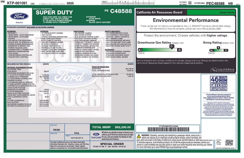 Used 2023 Ford F350 Lariat w/ Chrome Package image 3