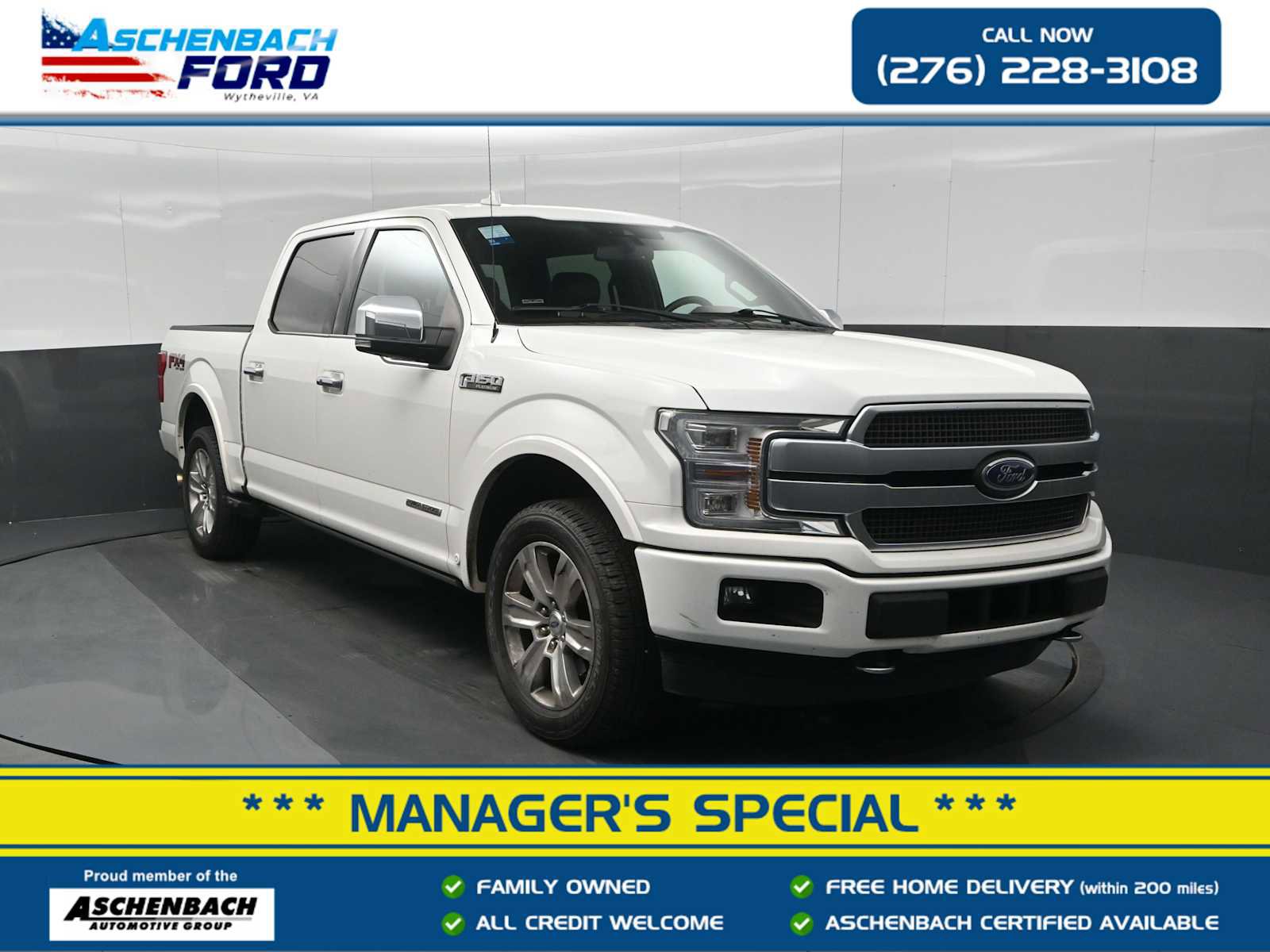 Used 2020 Ford F150 Platinum w/ Equipment Group 701A Luxury