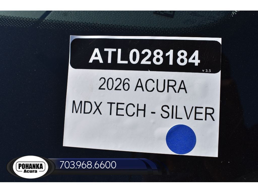 New 2026 Acura MDX w/ Technology Package AWD/4WD image 38