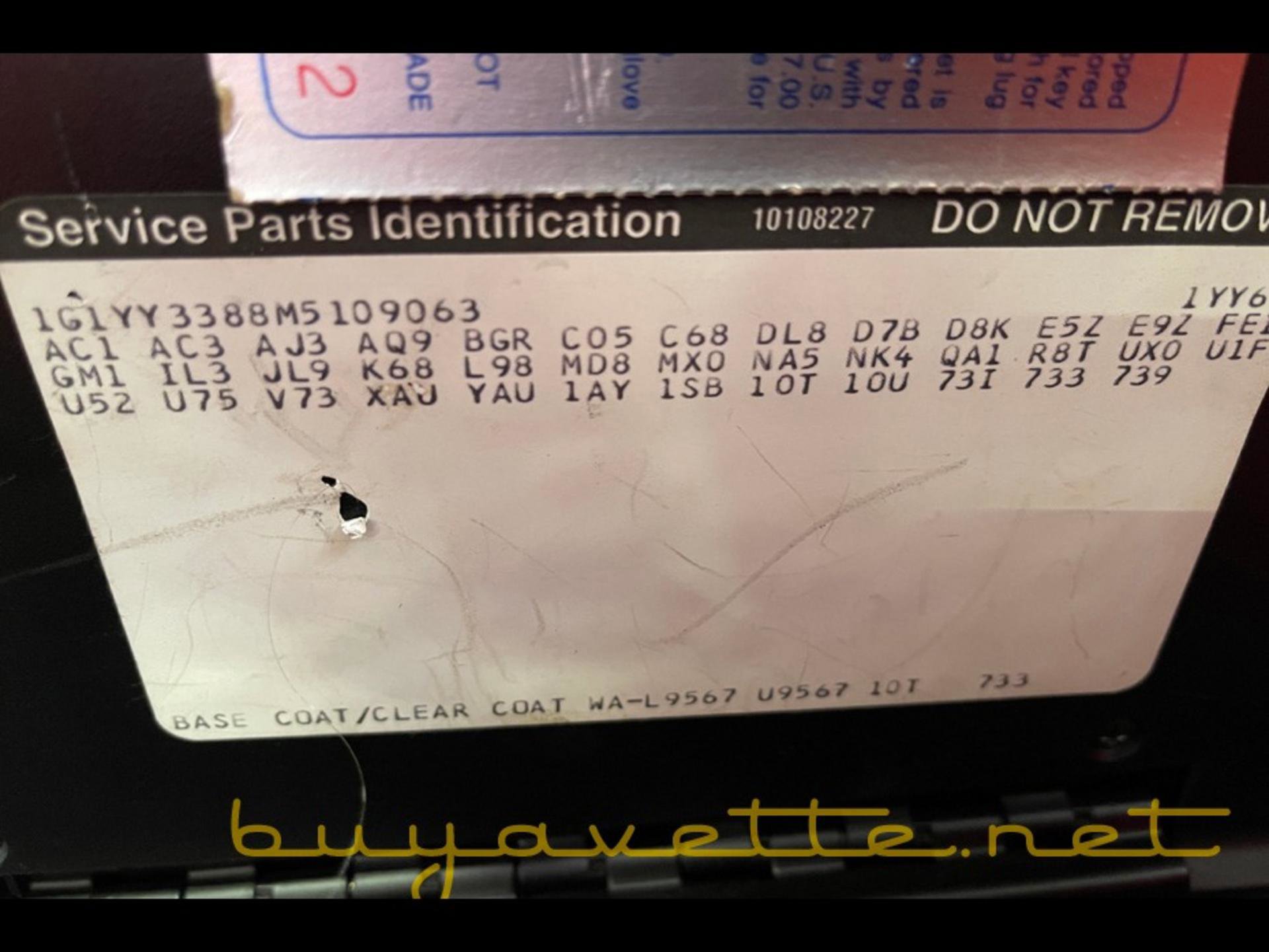 Used 1991 Chevrolet Corvette Convertible image 29