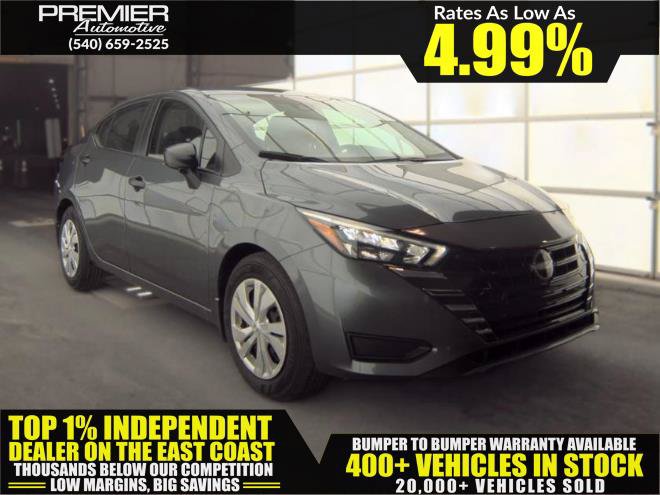 Used 2025 Nissan Versa S w/ Trunk Package FWD image 1