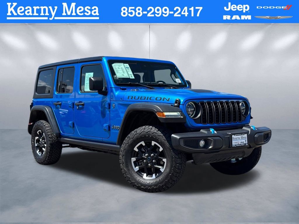 Certified 2024 Jeep Wrangler Unlimited Rubicon 4xe AWD/4WD image 1