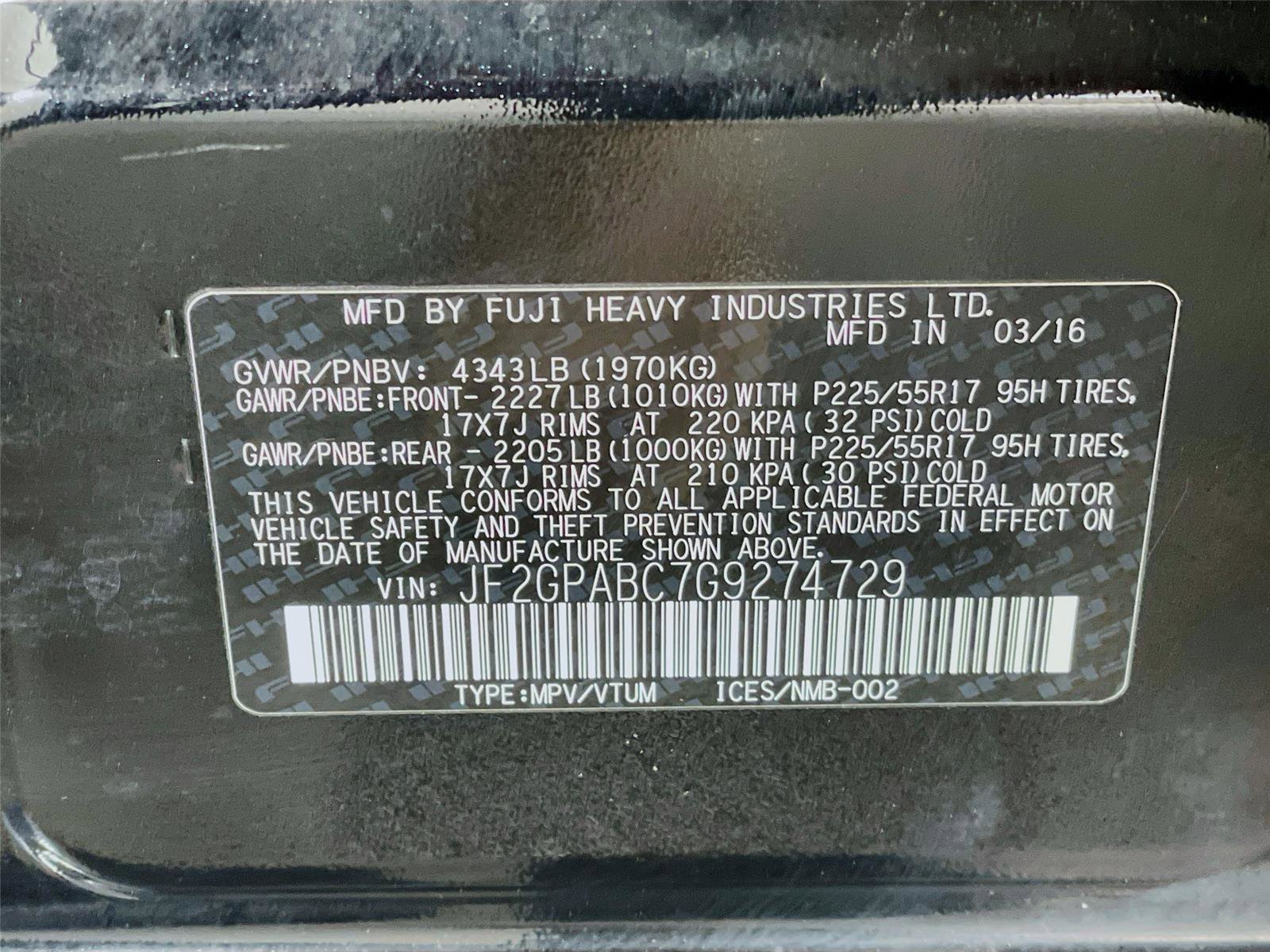 Used 2016 Subaru Crosstrek 2.0i Premium image 32