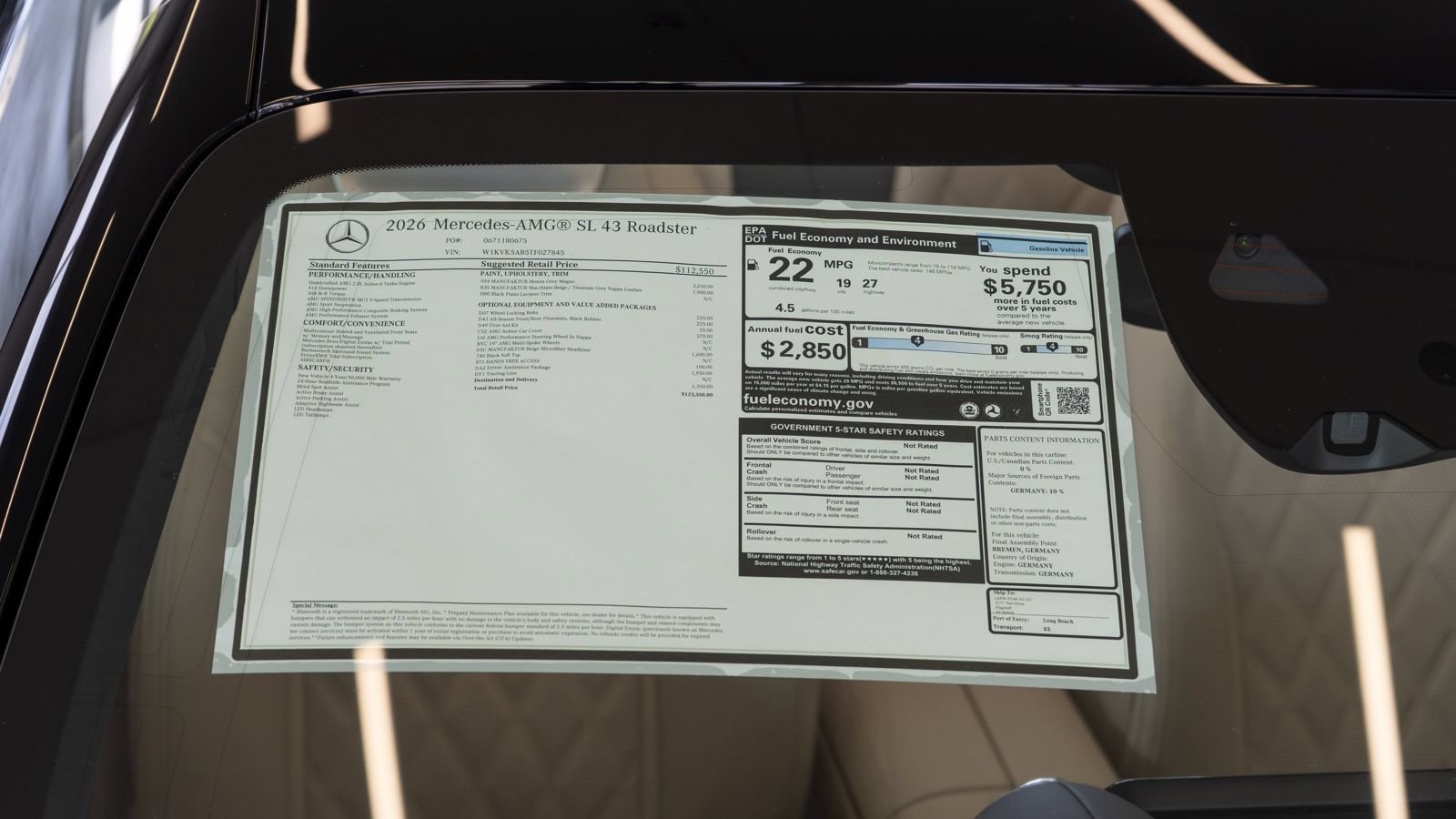 New 2026 Mercedes-Benz SL 43 AMG image 38