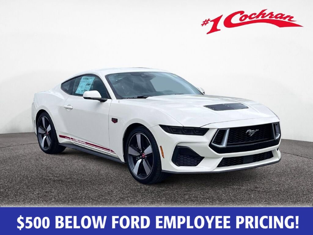 New 2025 Ford Mustang GT Premium w/ 60th Anniversary Package