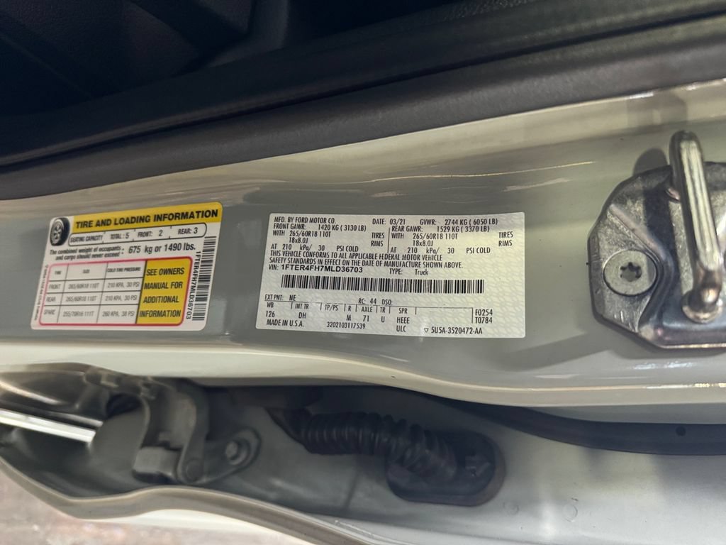 Used 2021 Ford Ranger Lariat w/ Trailer Tow Package AWD/4WD image 31