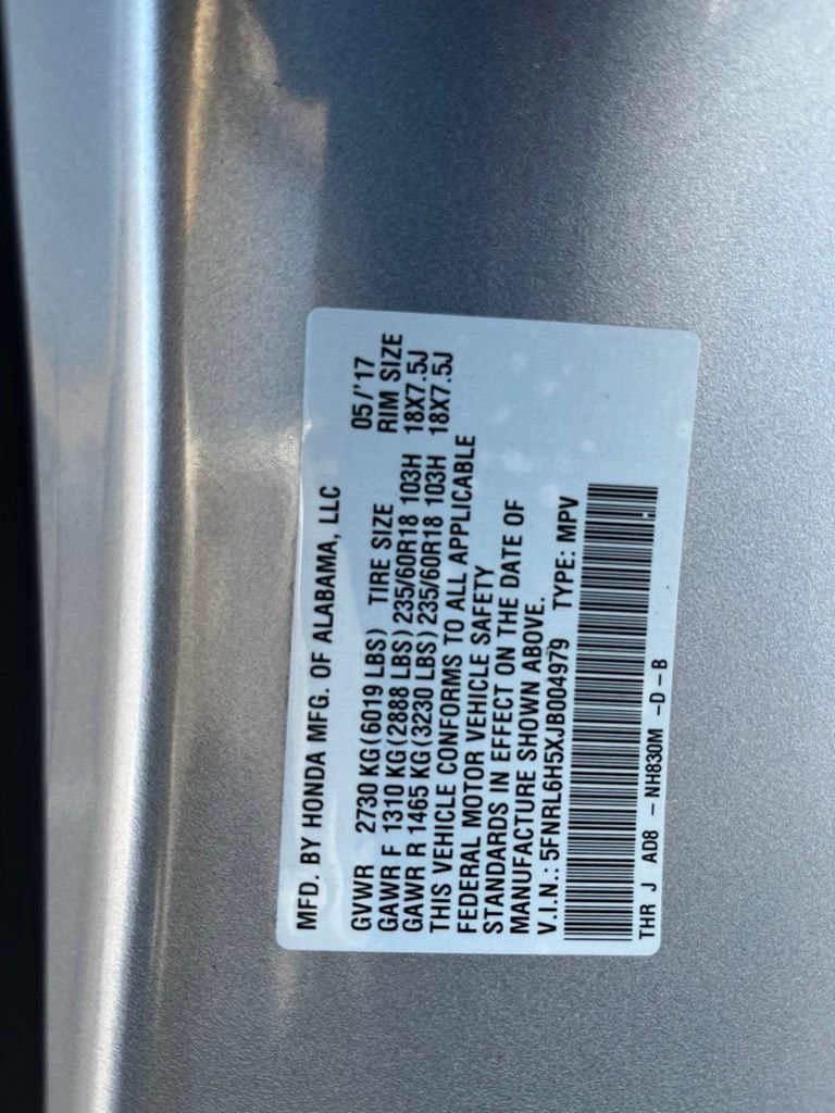 Used 2018 Honda Odyssey EX image 9