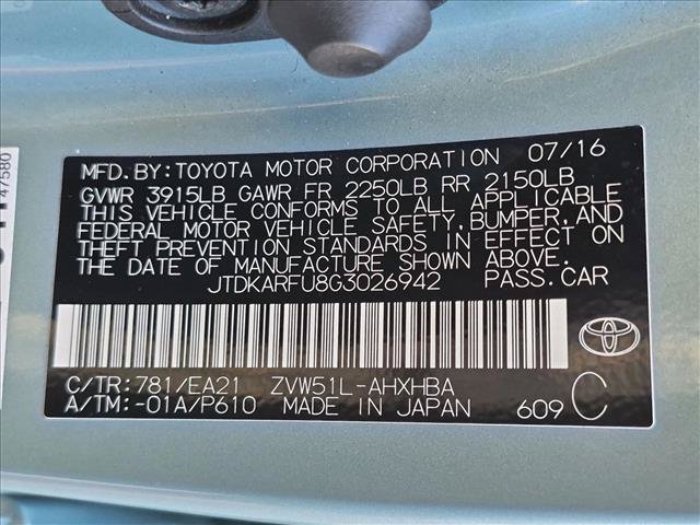 Used 2016 Toyota Prius Four Touring w/ Premium Convenience Package FWD image 23