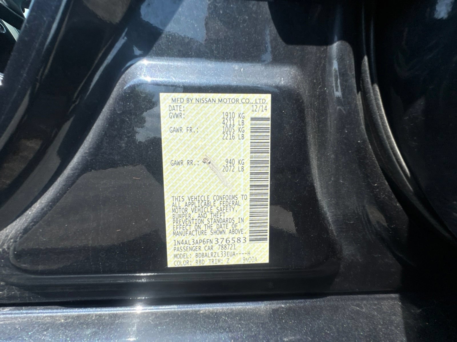 Used 2015 Nissan Altima 2.5 SL FWD image 29