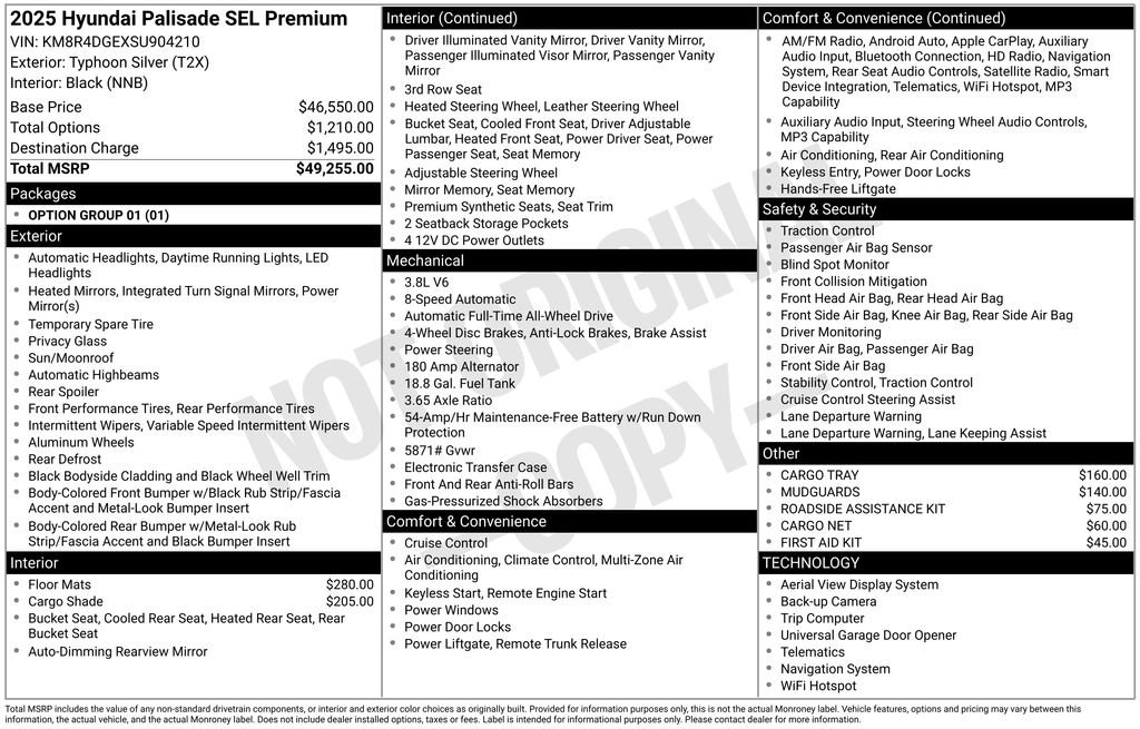 Used 2025 Hyundai Palisade SEL image 10