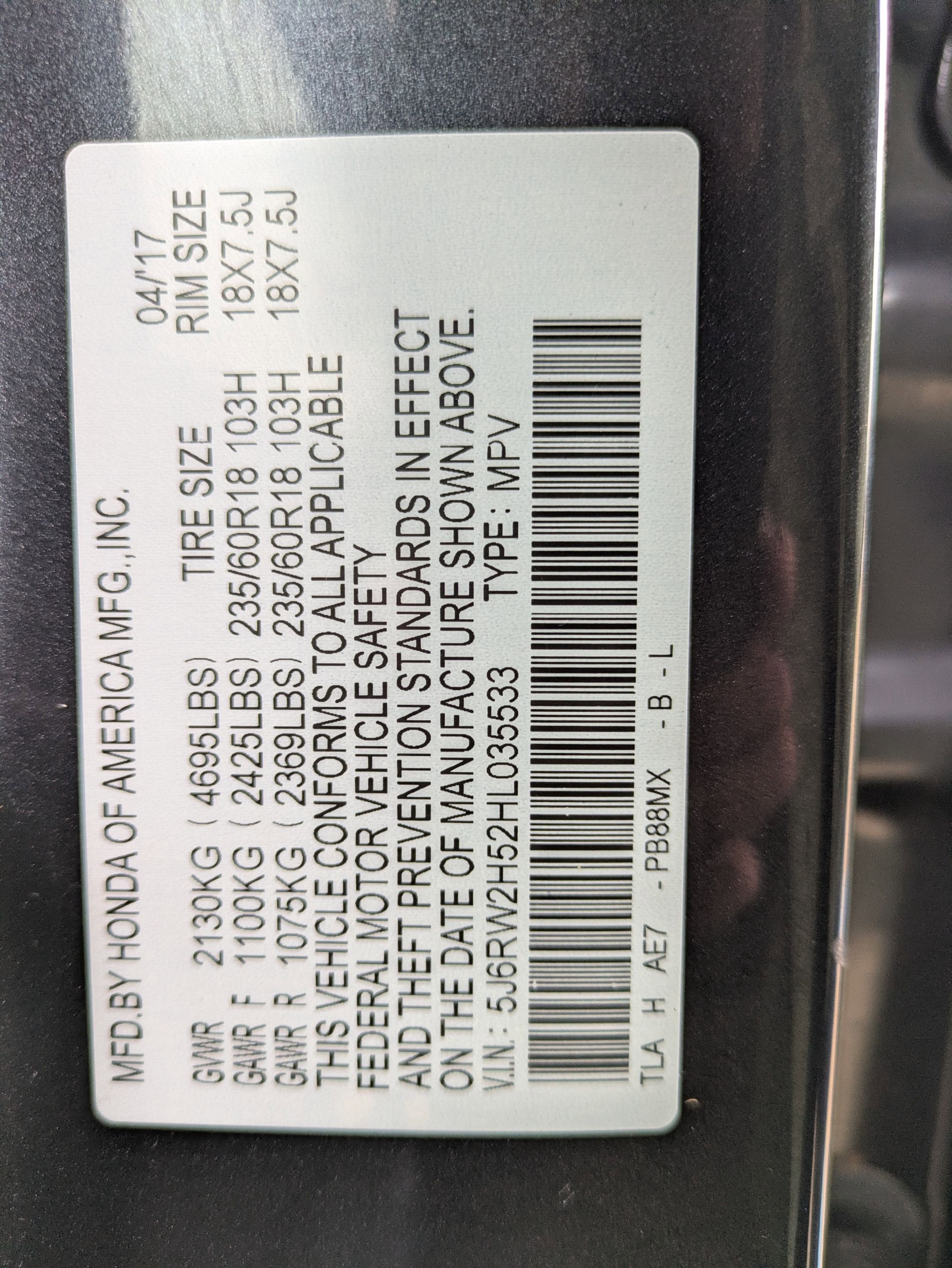 Certified 2017 Honda CR-V EX image 33