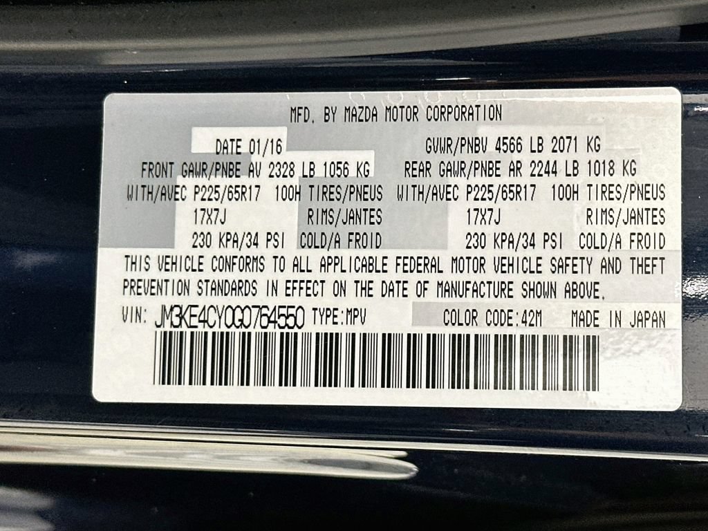 Used 2016 MAZDA CX-5 Touring w/ Bose/Moonroof Package AWD/4WD image 39