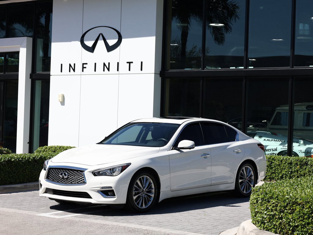 Certified 2023 INFINITI Q50 Luxe w/ Cargo Package image 1