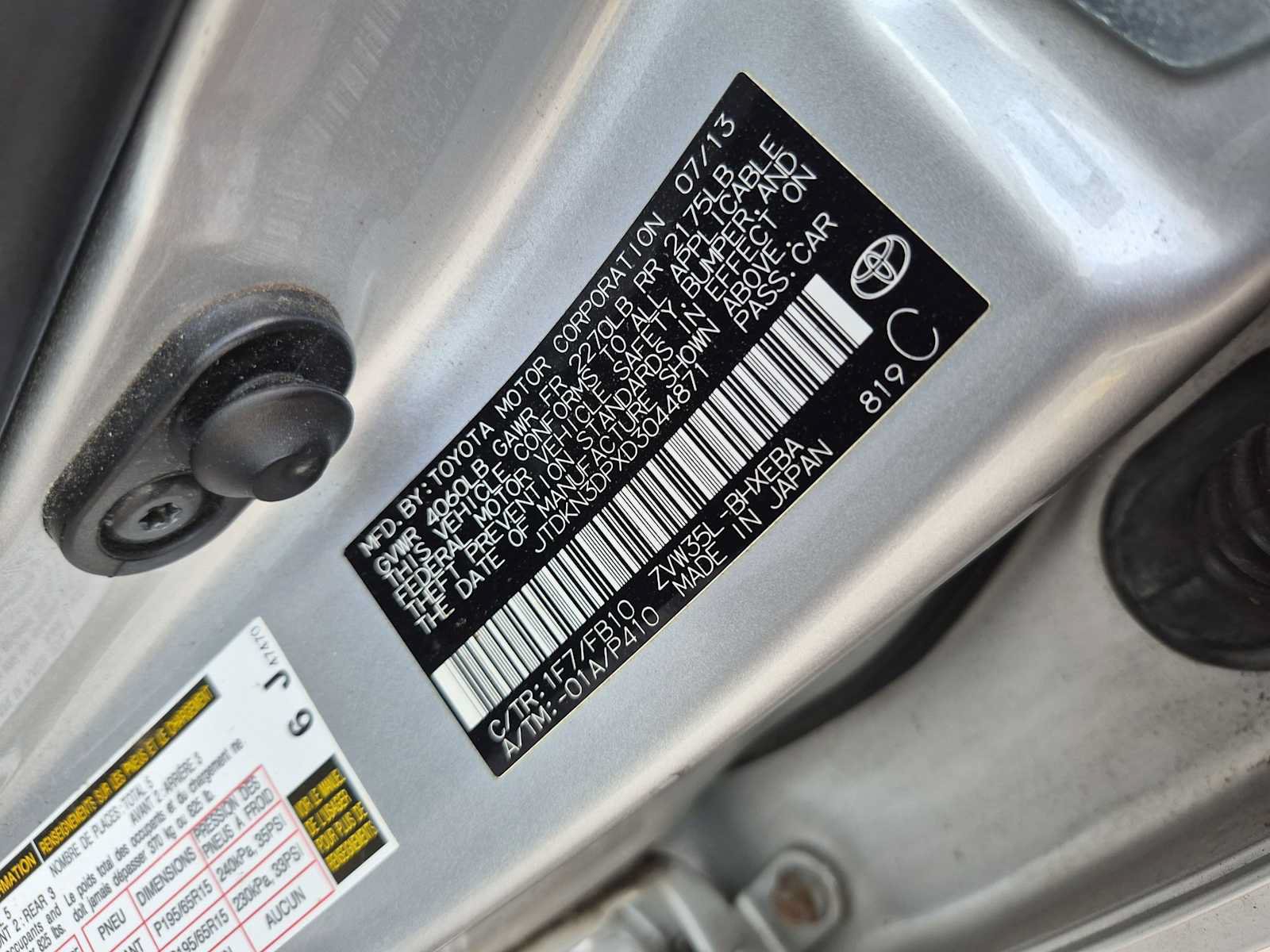 Used 2013 Toyota Prius Prime Plug-In Hybrid FWD image 29