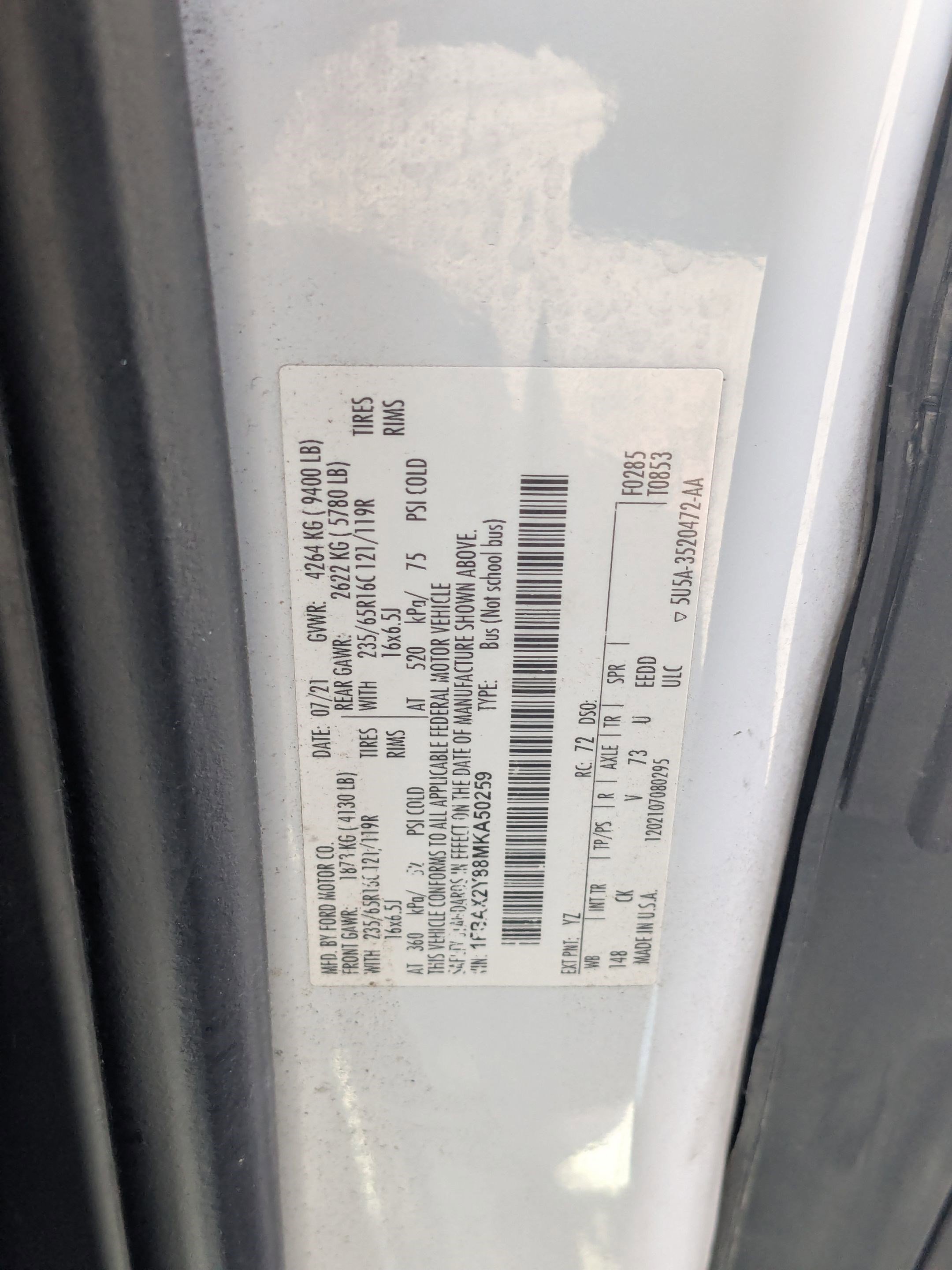 Used 2021 Ford Transit 350 XLT RWD image 32