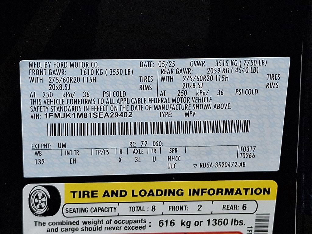 Used 2025 Ford Expedition Max Platinum AWD/4WD image 27