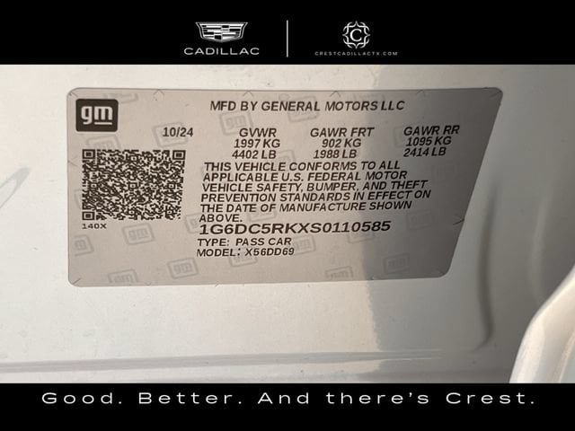 Certified 2025 Cadillac CT4 Sport w/ Cold Weather Package RWD image 34