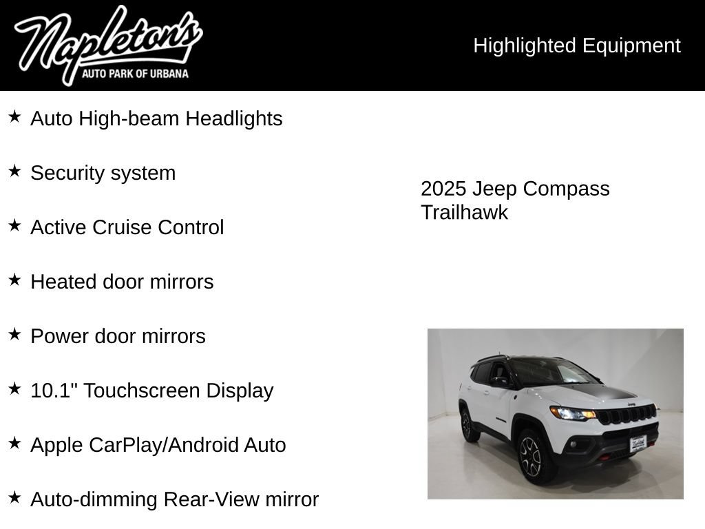 Used 2025 Jeep Compass Trailhawk AWD/4WD image 16