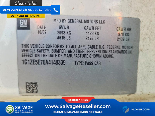 Used 2010 Chevrolet Malibu LTZ w/ HFV6 Engine Package FWD image 16