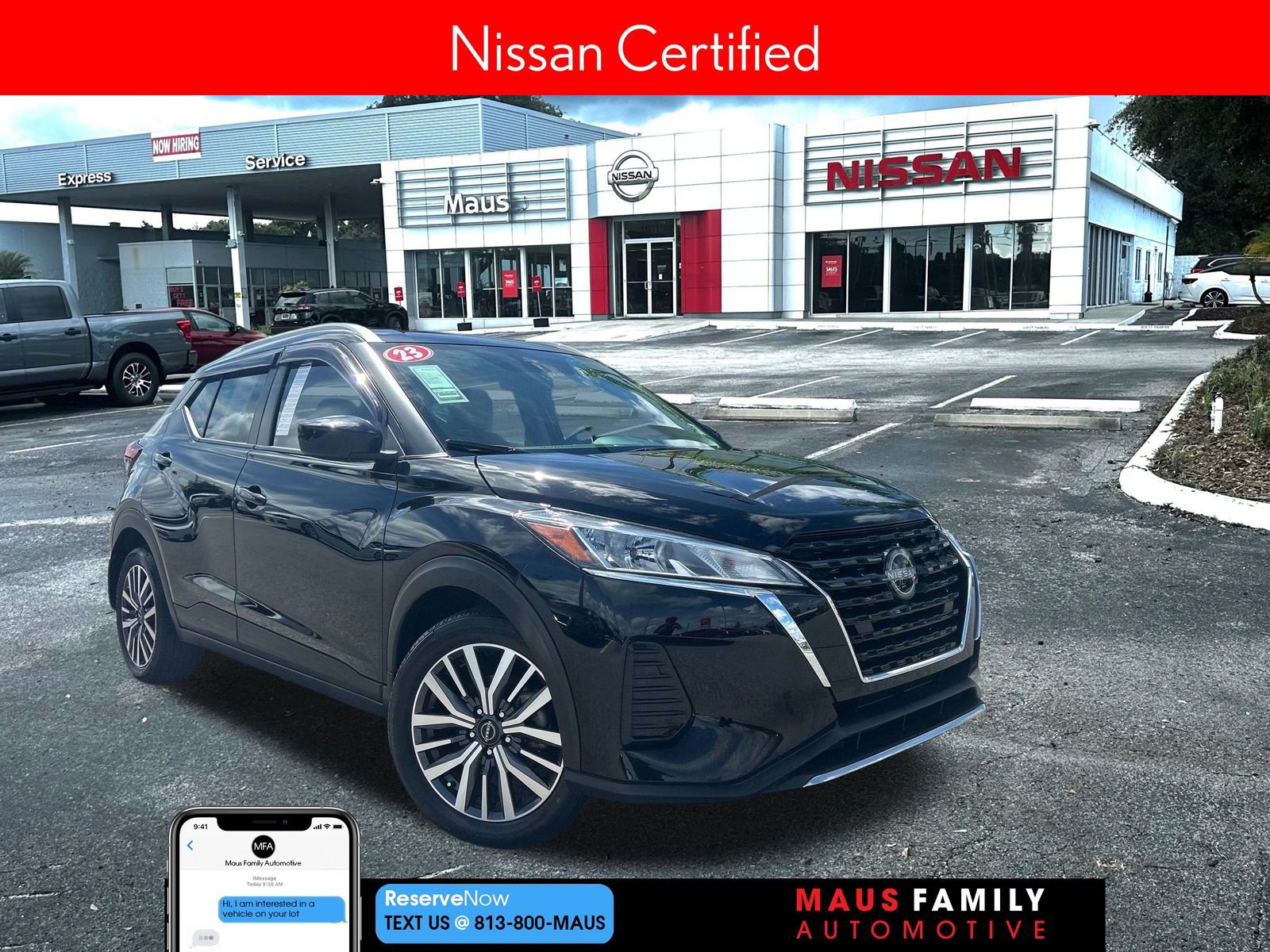 Certified 2023 Nissan Kicks SV