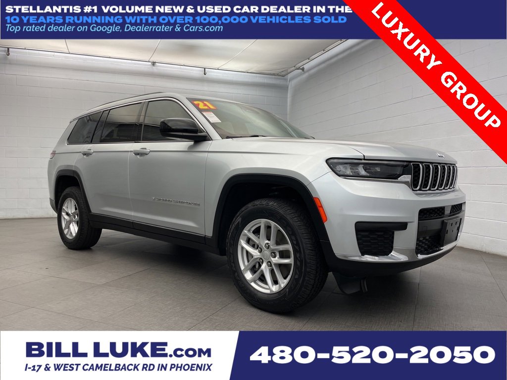 Certified 2021 Jeep Grand Cherokee L Laredo w/ Luxury Tech Group I