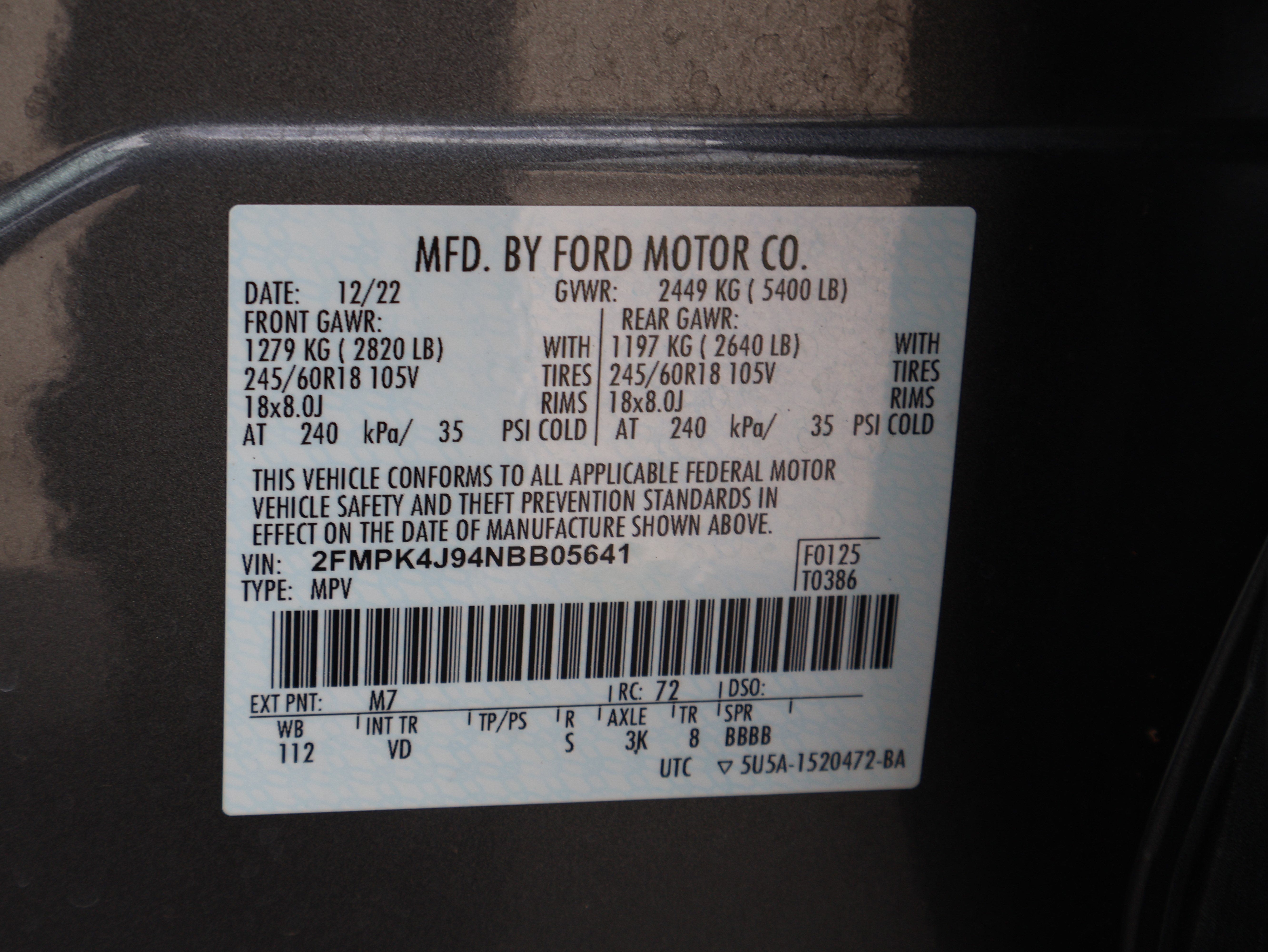 Used 2022 Ford Edge SEL image 44
