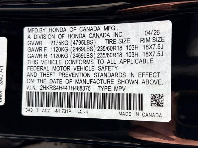 New 2026 Honda CR-V EX image 22