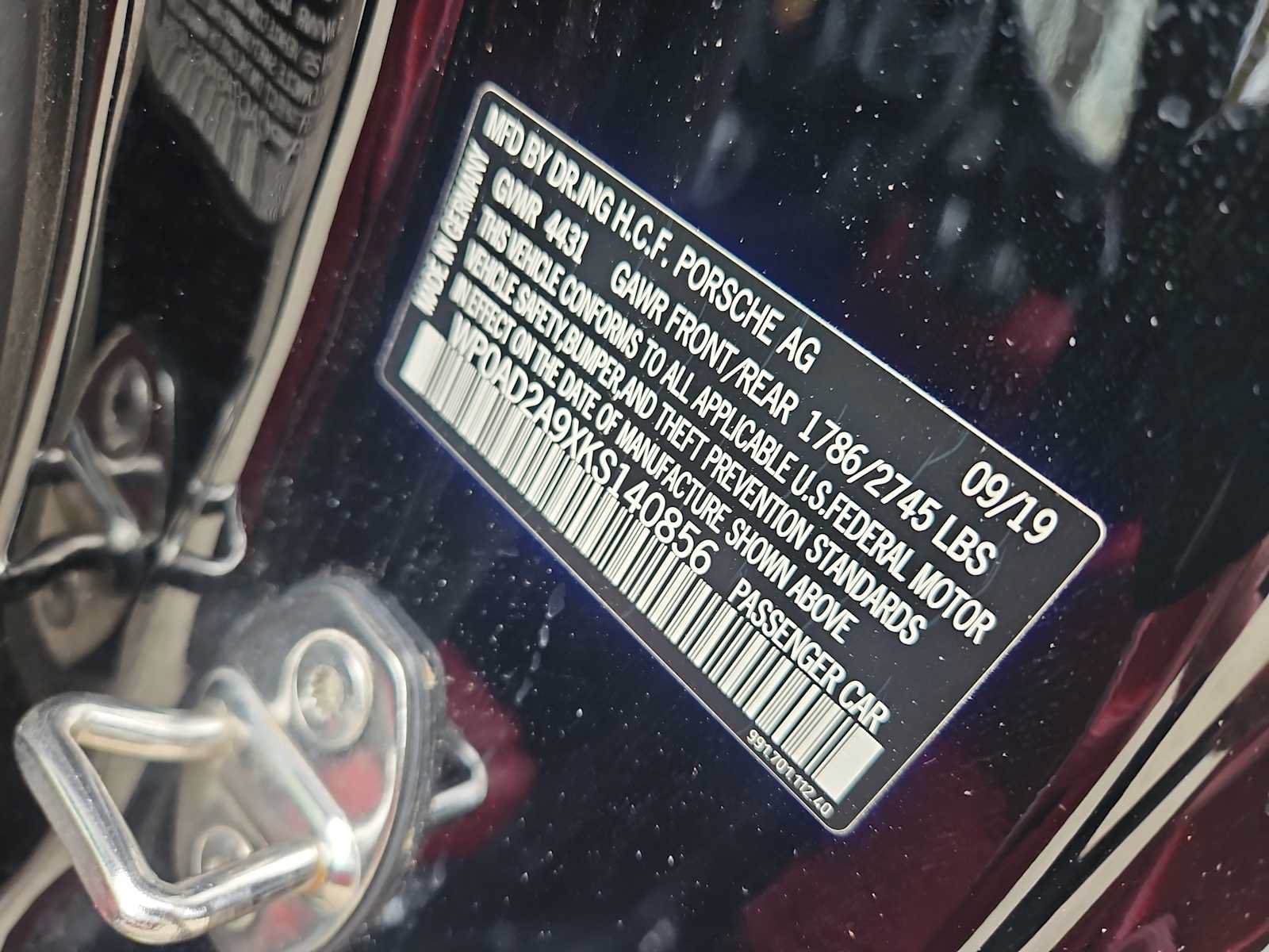 Certified 2019 Porsche 911 Turbo AWD/4WD image 49