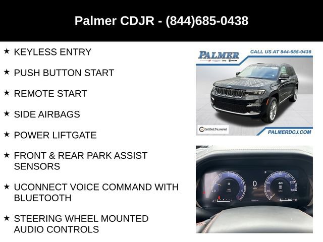 Certified 2024 Jeep Grand Cherokee Summit w/ Adv Protech Group IV image 18