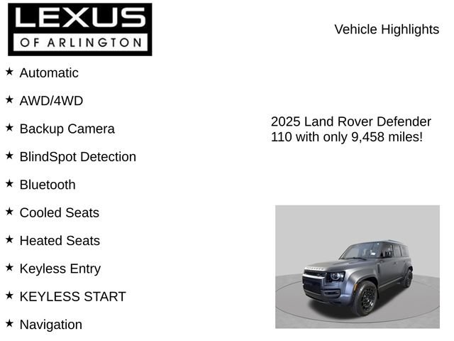 Used 2025 Land Rover Defender 110 AWD/4WD image 7